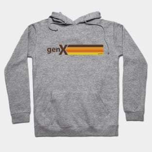 Gen X Retro Stripes Hoodie